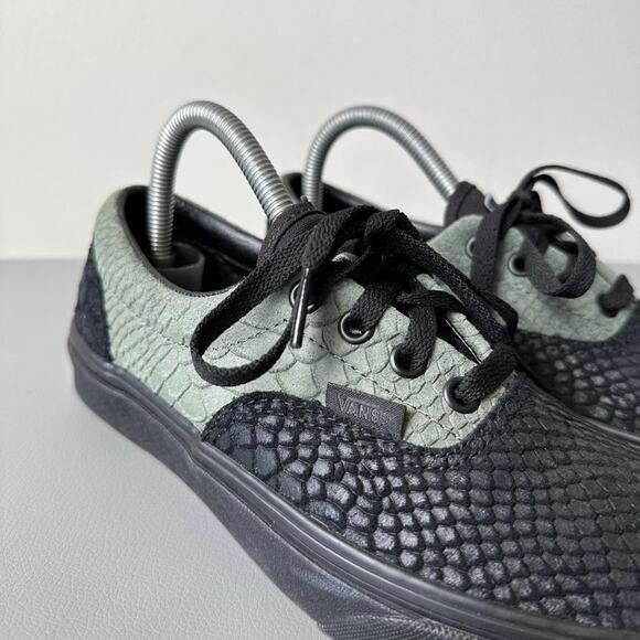 Harry Potter Black Green Slytherin Vans Era Snake Shoe - Picture 3 of 8